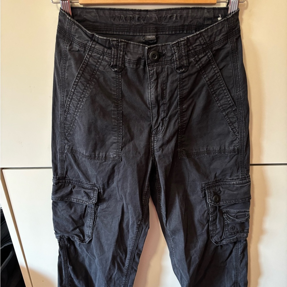 American Eagle Dark Gray Cargo Pants